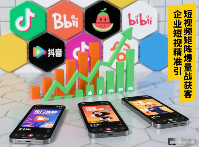 企业短视频精准引流矩阵获客，短视频矩阵爆量战法 – 战狼项目网_分享创业资讯_最新网络项目资源-生财有道