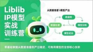 Liblib IP模型实战训练营,零基础掌握从数据准备到产出稳定、可商用模型的全部核心技能 – 战狼项目网_分享创业资讯_最新网络项目资源-生财有道