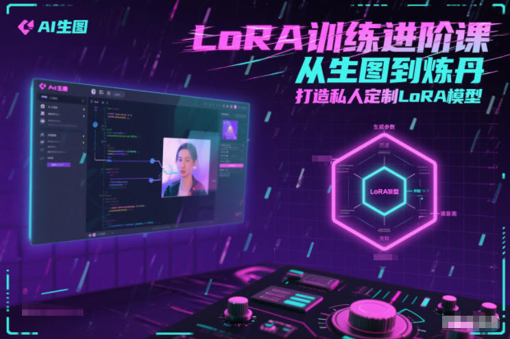LoRA训练进阶课，从生图到炼丹，打造私人定制LoRA模型 – 战狼项目网_分享创业资讯_最新网络项目资源-生财有道