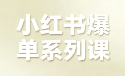 小红书爆单系列课，聚焦小红书电商全链路增长（更新） – 战狼项目网_分享创业资讯_最新网络项目资源-生财有道