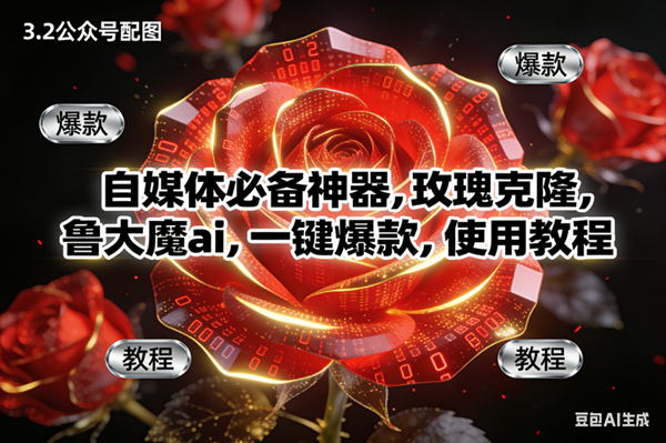 玫瑰克隆神器，ai鲁大魔，自媒体必备软件，一键爆款工具，详细教程 – 战狼项目网_分享创业资讯_最新网络项目资源-生财有道