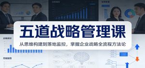 五道战略管理课：从思维构建到落地监控，掌握企业战略全流程方法论 – 战狼项目网_分享创业资讯_最新网络项目资源-生财有道
