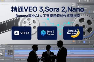 精通VEO 3，Sora 2，Nano Banana商业AI人工智能视频创作完整指南 – 战狼项目网_分享创业资讯_最新网络项目资源-生财有道
