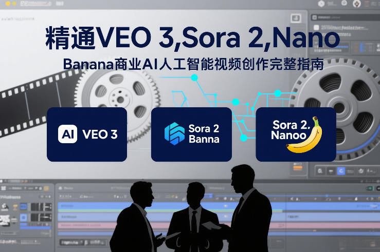 精通VEO 3，Sora 2，Nano Banana商业AI人工智能视频创作完整指南 – 战狼项目网_分享创业资讯_最新网络项目资源-生财有道