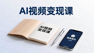 AI视频变现课，学完即可创作短片、接商单，实现副业增收，单项目报价可达千元 – 战狼项目网_分享创业资讯_最新网络项目资源-生财有道