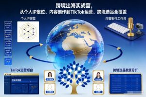 跨境出海实战营，从个人IP定位、内容创作到TikTok运营、跨境选品全覆盖 – 战狼项目网_分享创业资讯_最新网络项目资源-生财有道