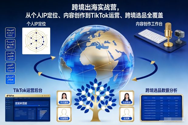 跨境出海实战营，从个人IP定位、内容创作到TikTok运营、跨境选品全覆盖 – 战狼项目网_分享创业资讯_最新网络项目资源-生财有道