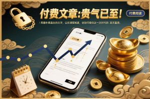 付费文章：贵气已至！用最朴素直白的文字，让你清楚知道，该如何接住这一次时代的泼天富贵 – 战狼项目网_分享创业资讯_最新网络项目资源-生财有道