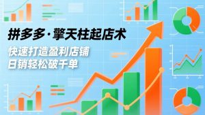 拼多多·擎天柱起店术，爆流布局、利润起飞、不断流，快速打造盈利店铺，日销轻松破千单 – 战狼项目网_分享创业资讯_最新网络项目资源-生财有道