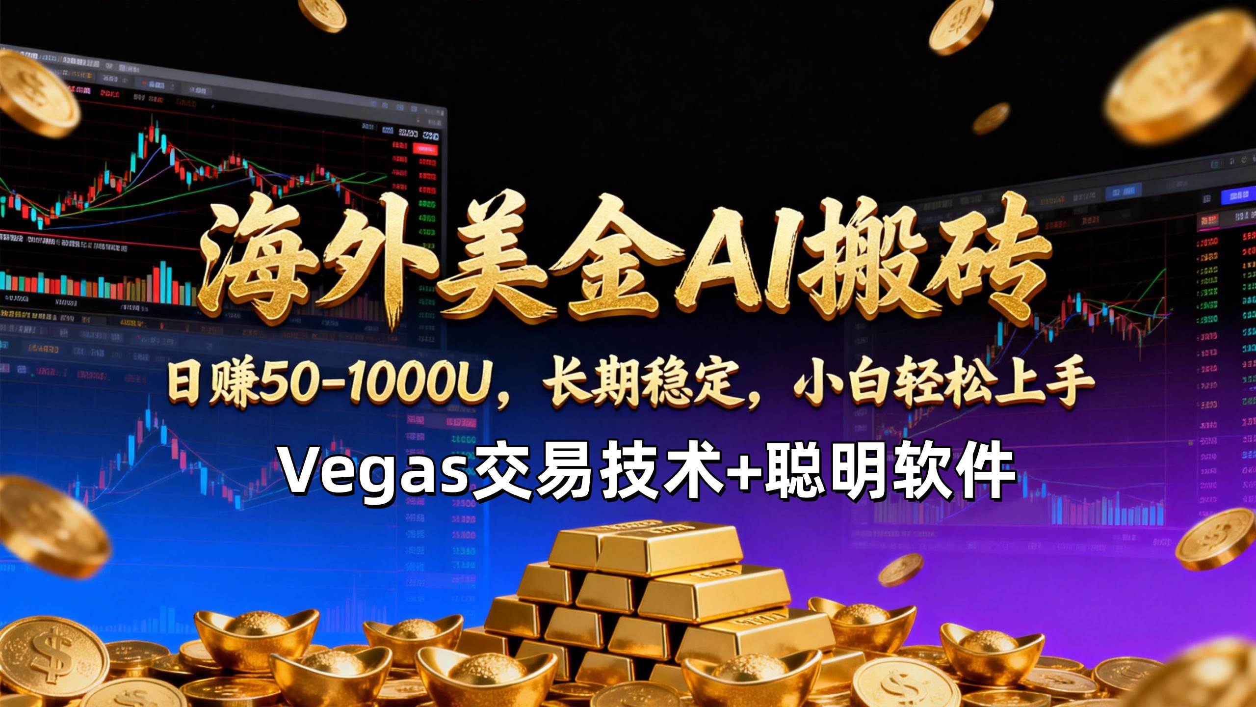 【海外美金AI搬砖】Vegas交易技术+聪明软件，日赚50-1000U，长期稳定，小白轻松上手。 – 战狼项目网_分享创业资讯_最新网络项目资源-生财有道