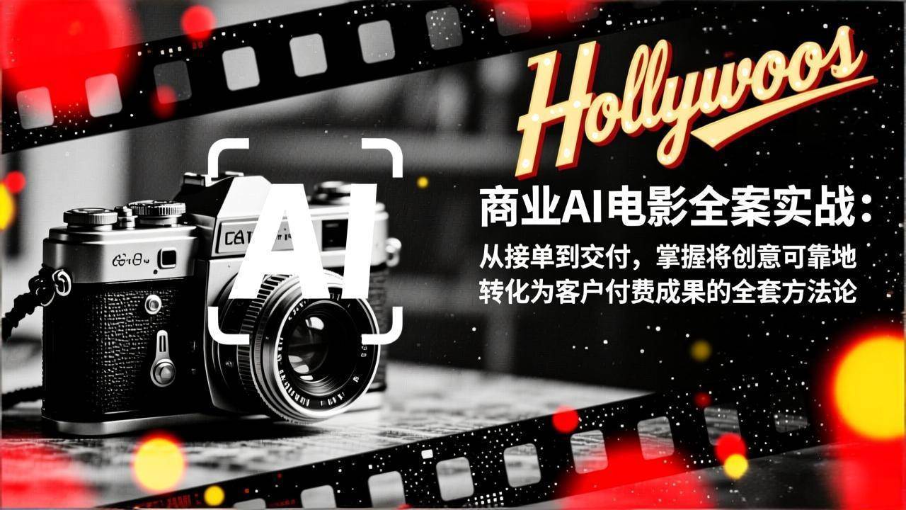 商业AI电影全案实战：从接单到交付，掌握将创意可靠地转化为客户付费成果的全套方法论 – 战狼项目网_分享创业资讯_最新网络项目资源-生财有道