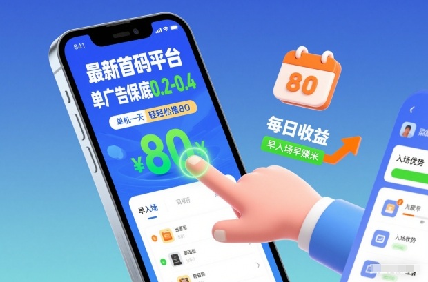最新首码平台，单广告保底0.2-0.4，单机一天轻松撸80，早入场早賺米【揭秘】 – 战狼项目网_分享创业资讯_最新网络项目资源-生财有道
