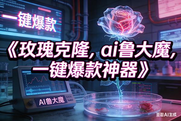玫瑰克隆神器，ai鲁大魔，自媒体必备神器，一键爆款，详细教程 – 战狼项目网_分享创业资讯_最新网络项目资源-生财有道