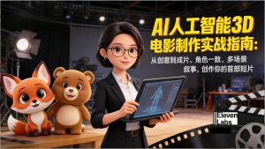 AI人工智能3D电影制作实战指南：从创意到成片、角色一致、多场景叙事，创作你的首部短片 – 战狼项目网_分享创业资讯_最新网络项目资源-生财有道