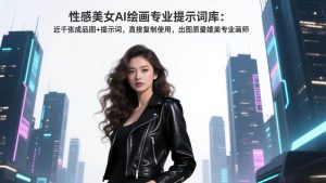 性感美女AI绘画专业提示词库：近千张成品图+提示词，直接复制使用，出图质量媲美专业画师 – 战狼项目网_分享创业资讯_最新网络项目资源-生财有道
