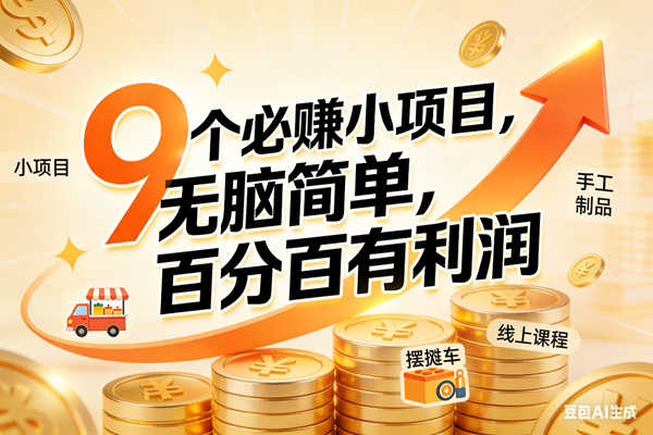 9个必赚小项目，无脑简单，百分百有利润，副业首选，日入200+ – 战狼项目网_分享创业资讯_最新网络项目资源-生财有道