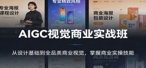 AIGC视觉商业实战班：从设计基础到全品类商业视觉，掌握商业实操技能 – 战狼项目网_分享创业资讯_最新网络项目资源-生财有道