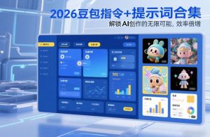 2026豆包指令+提示词合集，解锁AI创作的无限可能，效率倍增 – 战狼项目网_分享创业资讯_最新网络项目资源-生财有道