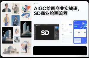 AIGC绘画商业实战班，SD商业绘画流程 – 战狼项目网_分享创业资讯_最新网络项目资源-生财有道