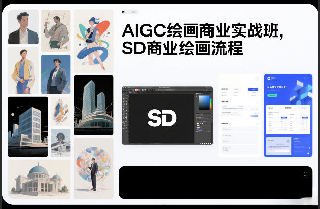 AIGC绘画商业实战班，SD商业绘画流程 – 战狼项目网_分享创业资讯_最新网络项目资源-生财有道