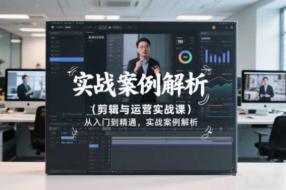 剪辑与运营实战课，从入门到精通，实战案例解析（更新2026） – 战狼项目网_分享创业资讯_最新网络项目资源-生财有道