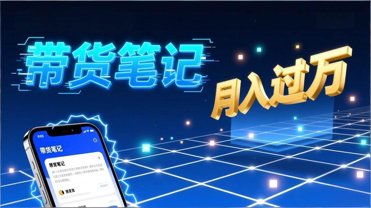 小红书爆款笔记带货实战：拆解封面标题正文全要素，手把手教你单篇笔记带货月入过万 – 战狼项目网_分享创业资讯_最新网络项目资源-生财有道