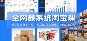 淘宝天猫系统课:千万级操盘手亲授,从0到过亿全流程,小微企业必看 – 战狼项目网_分享创业资讯_最新网络项目资源-生财有道
