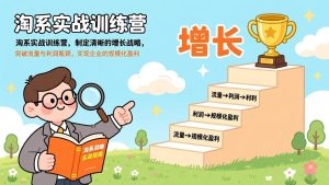 淘系实战训练营,制定清晰的增长战略,突破流量与利润瓶颈,实现企业的规模化盈利 – 战狼项目网_分享创业资讯_最新网络项目资源-生财有道