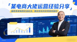 某电商大佬运营经验分享,最新系统电商实战玩法,跳出低毛利实现高效盈利 – 战狼项目网_分享创业资讯_最新网络项目资源-生财有道