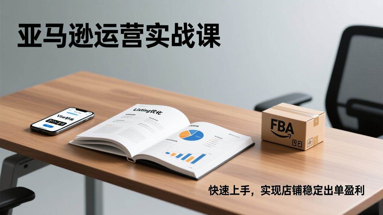 亚马逊运营实战课，Listing优化、Vine秒杀、FBA发货，快速上手，实现店铺稳定出单盈利 – 战狼项目网_分享创业资讯_最新网络项目资源-生财有道