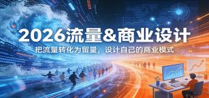 2026流量&商业设计,把流量转化为留量,设计自己的商业模式 – 战狼项目网_分享创业资讯_最新网络项目资源-生财有道