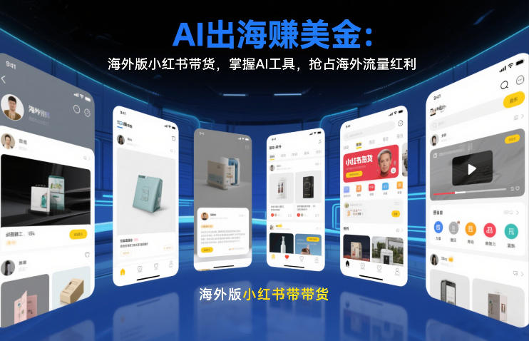 AI出海賺美金：海外版小红书带货，掌握AI工具，抢占海外流量红利（更新2026） – 战狼项目网_分享创业资讯_最新网络项目资源-生财有道