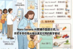 Nano banana AI教辅作图提示词，手把手带你用AI做出真实可用的教学素材 – 战狼项目网_分享创业资讯_最新网络项目资源-生财有道