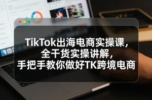 TikTok出海电商实操课，全干货实操讲解，手把手教你做好TK跨境电商 – 战狼项目网_分享创业资讯_最新网络项目资源-生财有道