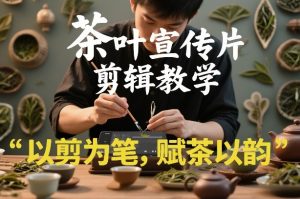 茶叶宣传片剪辑教学，以剪为笔，赋茶以韵，新手也能拍出高级感 – 战狼项目网_分享创业资讯_最新网络项目资源-生财有道