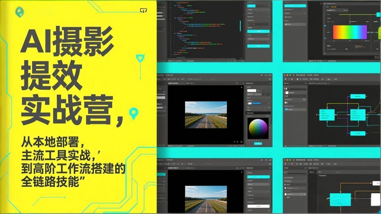 AI+摄影提效实战营，从本地部署，主流工具实战，到高阶工作流搭建的全链路技能 – 战狼项目网_分享创业资讯_最新网络项目资源-生财有道
